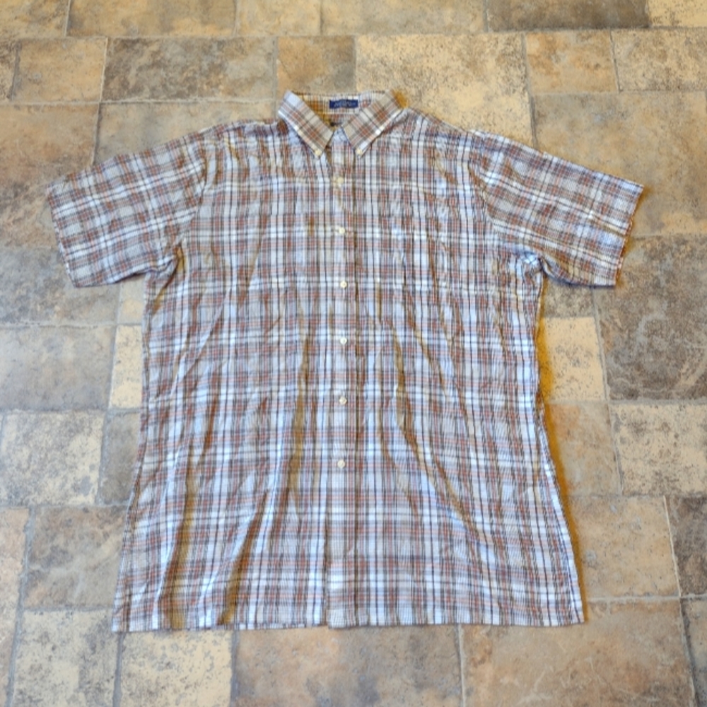 Towncraft plaid shirt size XLT